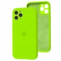 Чохол для iPhone 11 Pro Silicone Slim Full camera shiny green