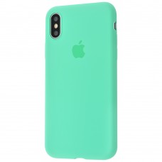 Чохол для iPhone Xs Max Silicone case ultra thin spearmint