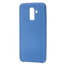 Чехол для Samsung Galaxy J8 (J810) Silicone синий
