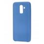Чехол для Samsung Galaxy J8 (J810) Silicone синий