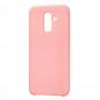 Чохол для Samsung Galaxy J8 (J810) Silicone світло-рожевий