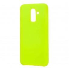 Чохол для Samsung Galaxy J8 (J810) Silicone яскраво зелений