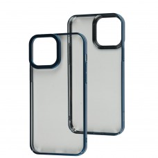 Чехол Baseus Glitter для iPhone 13 Pro Max прозрачный/синий