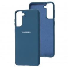Чохол для Samsung Galaxy S21+ (G996) Silicone Full cosmos blue