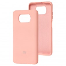 Чехол для Xiaomi Poco X3 Silicone Full pink