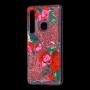 Чехол для Samsung Galaxy A9 2018 (A920) вода красный "красные розы"