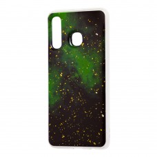 Чохол для Samsung Galaxy A20/A30 Art confetti "темно-зелений"