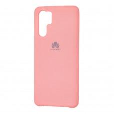 Чехол для Huawei P30 Pro Silky Soft Touch "светло-розовый"