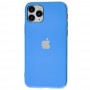 Чохол для iPhone 11 Pro Silicone case матовий (TPU) блакитний