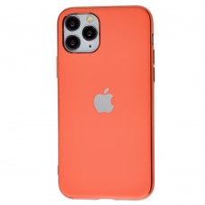 Чехол для iPhone 11 Pro Silicone case матовый (TPU) коралловый