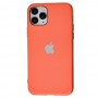 Чохол для iPhone 11 Pro Silicone case матовий (TPU) кораловий