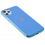 Чохол для iPhone 11 Pro Max Silicone case матовий (TPU) блакитний