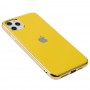 Чохол для iPhone 11 Pro Max Silicone case матовий (TPU) жовтий
