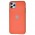 Чохол для iPhone 11 Pro Max Silicone case матовий (TPU) кораловий