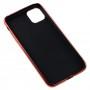 Чохол для iPhone 11 Pro Max Silicone case матовий (TPU) червоний