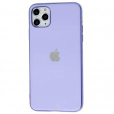 Чохол для iPhone 11 Pro Max Silicone case матовий (TPU) лавандовий