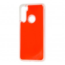 Чехол для  Xiaomi Redmi Note 8 "Neon песок" оранжевый