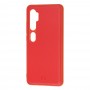 Чохол для Xiaomi  Mi Note 10 / Mi CC9 Pro Fiber Logo червоний