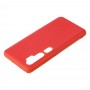 Чохол для Xiaomi  Mi Note 10 / Mi CC9 Pro Fiber Logo червоний