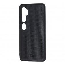 Чохол для Xiaomi  Mi Note 10 / Mi CC9 Pro Fiber Logo чорний