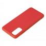 Чехол для Samsung Galaxy S20 (G980) Fiber Logo красный