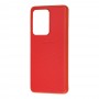 Чохол для Samsung Galaxy S20 Ultra (G988) Fiber Logo червоний