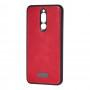 Чохол для Xiaomi Redmi 8 Sulada Leather червоний