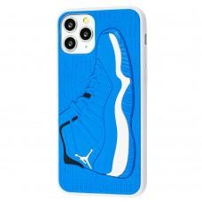 Чехол для iPhone 11 Pro Sneakers Brand jordan синий / белый