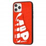 Чехол для iPhone 11 Pro Sneakers Brand sup красный / белый 