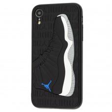 Чехол для iPhone Xr Sneakers Brand jordan черный / серый
