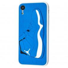 Чохол для iPhone Xr Sneakers Brand jordan синій/білий
