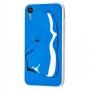 Чохол для iPhone Xr Sneakers Brand jordan синій/білий