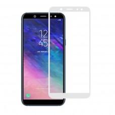 Защитное стекло для Samsung Galaxy A6 2018 (A600) Full Screen белое (OEM)