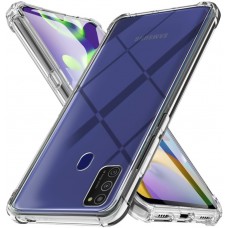 Чехол для Samsung Galaxy A21s (A217) WXD ударопрочный прозрачный