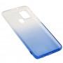 Чехол для Samsung Galaxy A21s (A217) Gradient Design бело-голубой