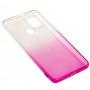 Чехол для Samsung Galaxy A21s (A217) Gradient Design бело-розовый