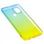 Чехол для Samsung Galaxy A21s (A217) Gradient Design желто-зеленый