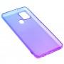 Чехол для Samsung Galaxy A21s (A217) Gradient Design сине-фиолетовый