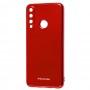 Чехол для Huawei Y6p Molan Cano глянец бордовый