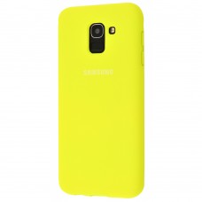 Чохол для Samsung Galaxy A6 2018 (A600) Silicone Full лимонний