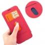 Чохол книжка Samsung Galaxy Note 10 (N970) Nillkin Qin series червоний