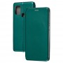 Чехол книжка Premium для Samsung Galaxy M31 (M315) зеленый