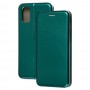 Чехол книжка Premium для Samsung Galaxy A41 (A415) зеленый