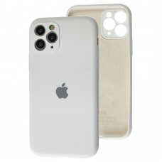 Чехол для iPhone 11 Pro Silicone Full camera белый