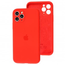 Чехол для iPhone 11 Pro Silicone Full camera красный