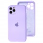 Чехол для iPhone 11 Pro Silicone Full camera сиреневый