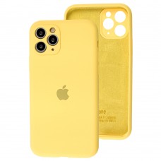 Чехол для iPhone 11 Pro Silicone Full camera желтый
