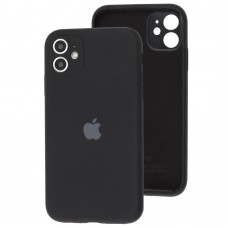 Чохол для iPhone 11 Silicone Full camera чорний