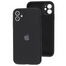 Чехол для iPhone 11 Silicone Full camera черный