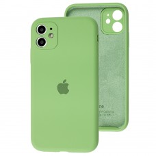 Чохол для iPhone 11 Silicone Full camera м'ятний